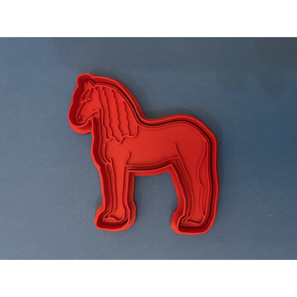 At Figürlü Kurabiye Kalıbı Seti – Hamur ve Şeker Hamuru Kalıbı | ESLDecor