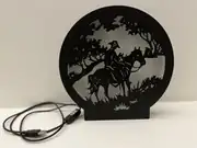Kovboy temalı USB lamba, kapalı görünüm