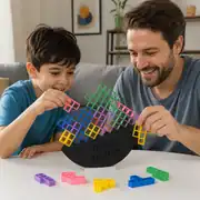 Aile masa oyunu: Tetris dengeli blok kule