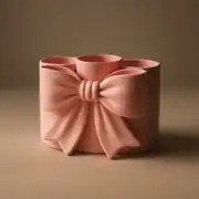 Kurdele tasarımlı makyaj fırçası tutucu, yakın çekim