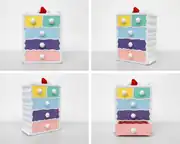 Pasta organizer farklı açılardan dört görünüm
