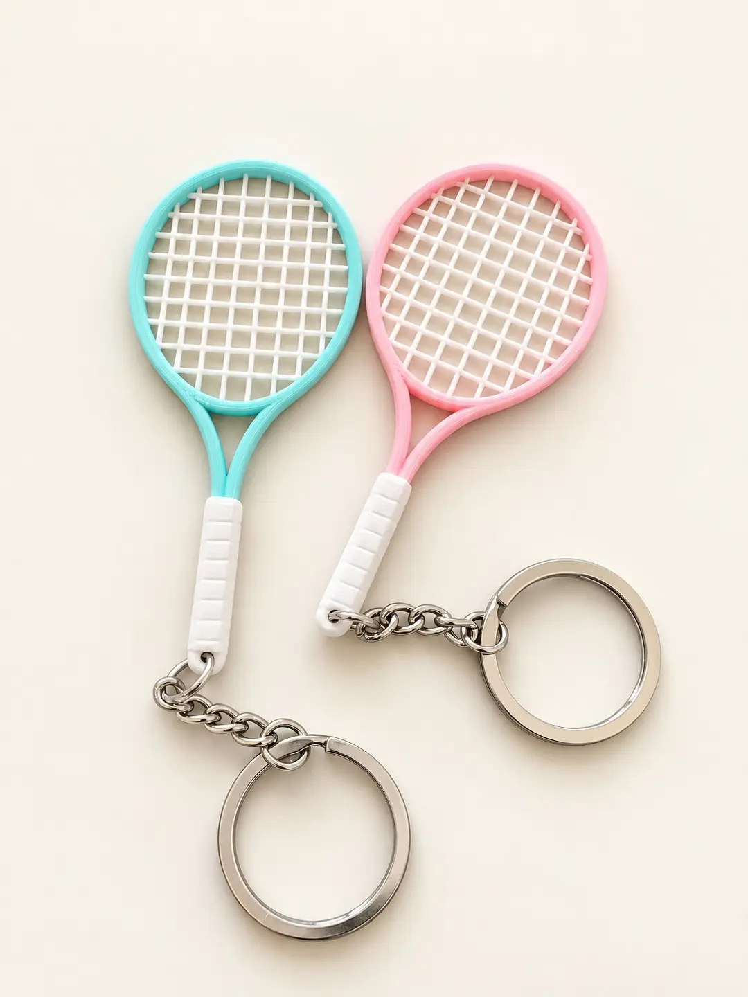Tenis Raketi Anahtarlık 2’li Set – Dilediğiniz Renklerde