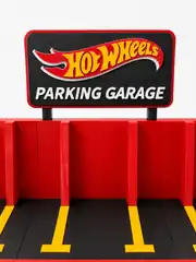 Oyuncak araba otopark standı tabela detayı
