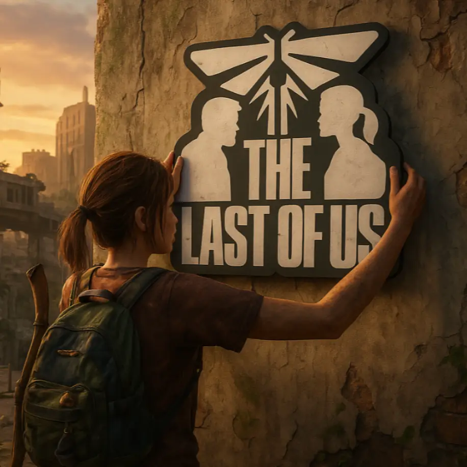 The Last of Us LED Duvar Lambası - Gaming Dekor