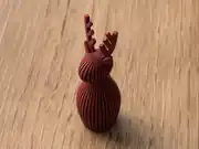 Çizgili Geyik Figürü – Modern Yılbaşı Dekoru 2